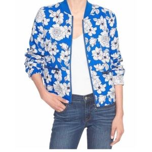 Banana republic floral bomber